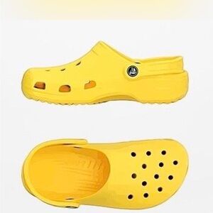 CROCS Yellow Sandals Classic Comfort